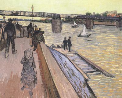 Vincent Van Gogh The Bridge at Trinquetaille (nn040 France oil painting art